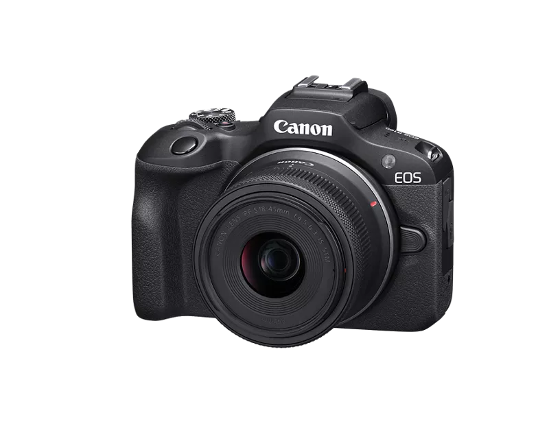 Canon EOS R100 RF-S 18-45mm F4.5-6.3 IS STM Kit | Camera & Lens