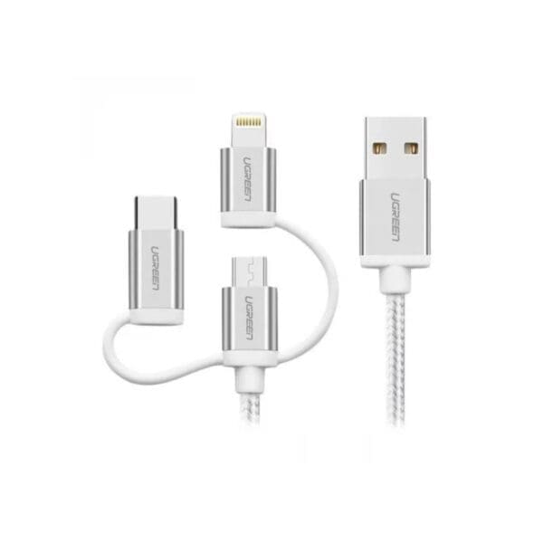 UGREEN USB to Lightning (Braided 5V/2.4A MFI) | Apple Certified Charge & Sync Cable