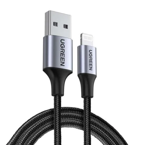 UGREEN USB to Lightning + USB-C + Micro-USB (60W/3A MFI) | Apple Certified Charge & Sync Cable