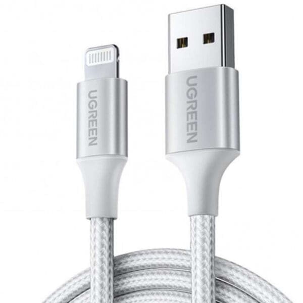 UGREEN USB to Lightning (Braided 5V/2.4A MFI) | Apple Certified Charge & Sync Cable